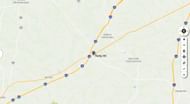 The town of Kenly, North Carolina (Image via Map Quest)